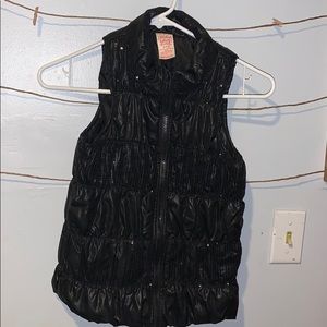Girls Sequin Vest